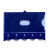 焊卫 货架物料计数磁性卡套仓储货架磁性标签强磁纽扣款5位计数蓝色86×125mm10个1包 2包起售 1包价