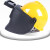希万辉 高空配安全帽头戴自动变光电焊帽A 高空面罩+安全帽白色国标