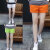 三分裤男士夏季薄款休闲短裤潮牌沙滩裤冰丝运动跑步篮球速干裤子 绿色 XL