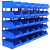 汉河HKCC04 零件盒组合式 塑料元件盒物料盒 配件盒 货架组合螺丝盒 蓝色 180*120*80mm