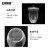 安赛瑞 石英坩埚 化学实验室耐高温透明带盖杯状器皿 30ml 6A00292