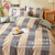洁丽雅（Grace）亲肤四件套1.5/1.8米床上用品被单床单枕套被套200*230cm芬兰