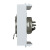 N86-619H卡农焊接母头模块KTV卡侬话筒音频插座MIC音频86型墙插定制 N86-619H 白色