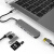 AJIUYU Type-c扩展USB-C转接头苹果华为联想笔记本电脑拓展连接VGA投影仪HDMI USB-C转USB3.0+HDMI+充电 微软Surface Pro7/X/Laptop3