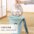 时尚压圈垃圾桶厨房卫生间分类垃圾篓简约莫兰迪大号纸篓9L 颜色随机 25.5*28*17.5cm