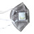 一护 KN95口罩 带呼吸阀活性炭耳戴式口罩  防装修甲醛异味透气口罩 9001V 30支/盒