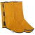 美步 电焊护腿套 牛皮焊工护脚盖 翔益XYHJ--0412 黄色 均码