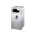 感力 BXG-LJTD 不锈钢垃圾桶户外立式方形垃圾箱单箱体带烟灰缸果皮箱 400*320*800