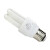  佛山照明（FSL）U型节能灯三基色荧光节能灯泡T4-2U节能灯泡E27螺口5W白光（6500K）
