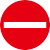 停车场指示牌出入口指引导向牌地下车库反光标志牌直行左转右转牌 1.2厚铝板，60圆牌，禁止通行(平板)