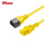 同为（TOWE）PDU/服务器C13-C14电源延长线(10A) 3*1.5平方3米长黄色 TW-F-YC13/C14 3M
