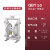 气动隔膜泵PPL工程塑料铝合金QBYK-2540耐腐蚀耐酸碱不锈钢铸铁 QBY50铝合金特氟龙