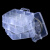 冰禹 零件箱透明塑料五金零配件工具分隔可拆把手 大号24.5*16.5*18cm bf-100