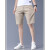 真维斯（Jeanswest）五分休闲短裤男士夏季薄款宽松直筒运动中裤子西裤新款冰丝裤 浅灰色+深灰色 28码