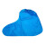 劳保佳 生产加工一次性鞋套 水产牧场工业用 PE塑料加长加厚靴套 防水防尘鞋套 蓝色 500只装