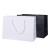 稳斯坦 WST3008 包装袋 （5个）牛皮纸手提袋 白卡纸袋 商务礼品袋 黑卡竖排20*25+9