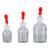 纳仕徳 SY4056 胶头滴瓶 白滴瓶 玻璃棕滴瓶 附胶帽点滴瓶 化学生物实验室耗材 30ml 棕色（2个装)