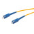 利合光电（LHG）光纤跳线SC-SC单模万兆单芯光纤线缆跳纤3.0尾纤监控光跳线 1米