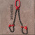 起重链条吊索具卸钢筋钢管吊具吊钩吊环捆绑吊链吊装工具锰钢索具 5吨5米1根(13MM粗)