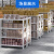 迪睿 DYRI 仓储多层落地超市展示架置物架铁架子角钢储物架轻型货架（副架）2000*600*2000H/四层 150KG