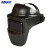 海斯迪克  HKDH01 电焊面具 头戴式面罩 焊工眼镜 防护烧焊专用帽 不变光 黑色（2个）