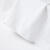 楠语秋（NANYUQIU）2021夏季潮流白色不透圆领短袖T恤纯白厚实宽松男女品质上衣 白色 S