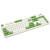 斐尔可filco 104键双模圣手三代机械键盘蓝牙5.1版)有线双模版 Cherry MX轴游戏键盘 奶白色 绿键帽 红轴