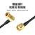 丰应子 SYV50-3射频连接线 SMA公转SMA弯公头同轴转接延长线 3米 FYZ-XH824
