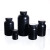 塑料大口圆瓶 HDPE广口塑料瓶 样品瓶 取样瓶 白色黑色实验室分装 黑色1000ml加大口