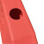 竹特  三孔水马护栏 注水围栏围挡隔离墩防撞桶塑料 市政施工护栏设施 120*70cm 4KG 红色 （企业定制）