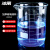 冰禹 玻璃烧杯刻度量杯 刻度杯高硼硅加厚耐高温实验杯 1000ml（1个）BYS-286 