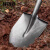 择立洁 全钢加厚大铁锹 挖土种菜种花多功能户外铲子园艺工具 方锹1.2米 长柄尖锹