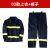 迈恻亦97消防服五件套装消防员灭火战斗服02款防火衣服微型消防站 一人标准套餐