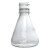 LABSELECT甄选 17211  250ml三角细胞培养瓶摇菌瓶锥形透气盖PC玻璃瓶 ,1个/包