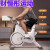 灿驰动感单车家用健身mini室内房自行车减肥运动器材磁控 S6新款[经典黑]基础健身+支架