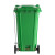 Supercloud 全国标准分类户外垃圾桶 大号塑料环卫小区分类垃圾桶-120L厨余垃圾 侧踏款