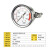 yn60不锈钢耐震防振轴向压力表气压液压水真空油压 0.25MPA