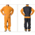 星舵牛皮电焊工作服焊工焊接防烫保护衣工作服电焊工皮衣 蓝色纯皮裤子 XL