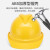 畅胜 印字ABS-V新国标工地工程工业建筑防砸抗冲击有透气孔电力施工领导监理头盔 黄色
