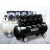 奥突斯空压机工业级无油打气泵220v大型高压泵压缩机 黑色升级款3X1100W-100L加购送