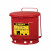 杰斯瑞特（JUSTRITE）09100 6加仑(20升)红色油渍废品罐