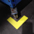 L型定位贴地贴工厂车间5s6S7S桌面地面4角定位定置标识标志定做 黄十型 一个 黄十型  一个 5x2cm