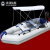 速澜（Solar Marine）硬底气垫船橡皮艇充气船冲锋舟钓鱼船冲锋艇加厚路亚防汛皮划艇 2.6米豪华款+支架+4匹油推