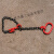 卸钢筋专用吊具捆绑自锁吊链吊钢筋链条钢管圆钢捆绑吊车装卸吊链 2吨4米(锰钢链条)