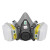 3M 6200防毒面具 呼吸防护面罩口罩 防酸性气体/氯/氯化氢等 6200+6002七件套(含2片过滤棉)