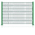 青佤 桃型柱防护栏 隔离网 栅栏护栏网 铁丝安全网 1.8m高*3m长*5.0mm粗
