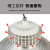 上海亚明LED工矿灯工厂房仓库车间球场室内照明吊灯100/200/300W 贴片工矿灯-250W（送灯杆+吸盘