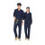 苏识 SSDW121 夏季薄款棉电焊工作服套装男女劳保服 206L码（单位：套） 藏蓝
