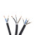远东电缆RVV2 3 4 5芯0.5/0.75/1/1.5/2.5/4平方国标铜芯软护套线/信号线 RVV-4*1.5【黑色】【100米/卷】
