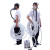 单人电动送风式长管呼吸器双三人防爆强制电池长管空气呼吸器防毒 双人电动呼吸器(20米)送滤棉价值40元面罩